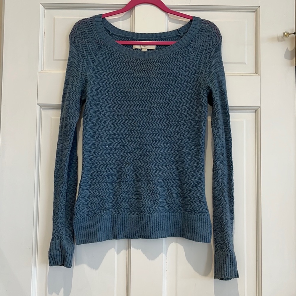 Loft Lightweight Blue Sweater